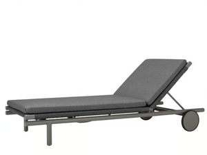 ANATRA - Aluminium and olefin rope sun lounger - Outdoor furniture by JANUS et Cie