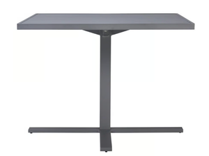 DUO - Square garden table with 4-star base - Table by JANUS et Cie