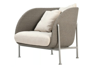 GINA - Polyolefin yarn rope club chair - Armchair by JANUS et Cie