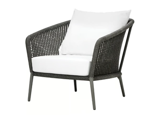 KNOT - Olefin rope armchair with armrests - Armchair by JANUS et Cie