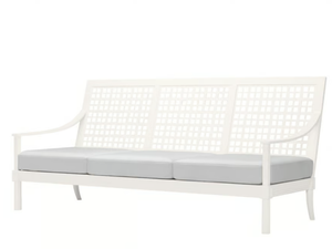 QUADRATL - 3 seater aluminium sofa - Sofa by JANUS et Cie