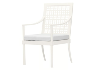 QUADRATL - Aluminium chair with armrests - Chair by JANUS et Cie