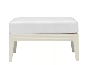QUADRATL - Aluminium footstool - Pouf by JANUS et Cie