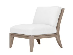 RELAIS MODULE CENTER - Teak central module for sofas - Sofa by JANUS et Cie