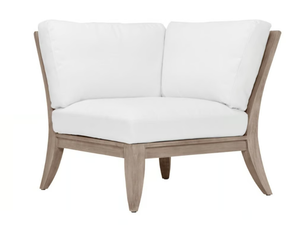 RELAIS MODULE CORNER - Teak corner module for sofa - Sofa by JANUS et Cie