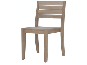RELAIS - Stackable teak chair - Chair by JANUS et Cie