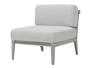 ROCK GARDEN MODULE CENTER - Teak central module for sofas - Sofa by JANUS et Cie