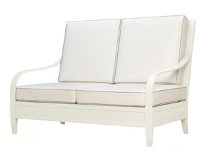 SAVANNAH - 2 seater powder coated aluminium sofa - Sofa by JANUS et Cie