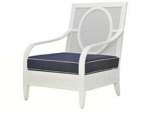 SAVANNAH - Powder coated aluminium armchair with armrests - Armchair by JANUS et Cie