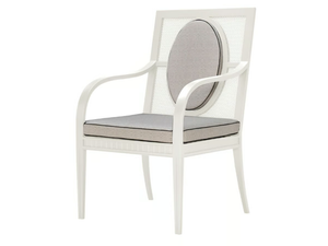 SAVANNAH - Powder coated aluminium chair with armrests - Chair by JANUS et Cie