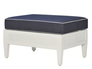 SAVANNAH - Powder coated aluminium footstool - Pouf by JANUS et Cie