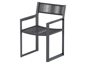 BISTRO - Aluminium garden chair with armrests - Chair by Jardinico