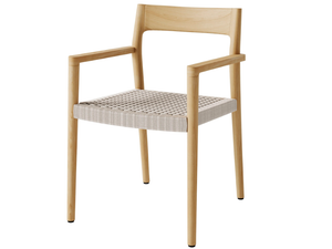 DUNE - Teak chair with armrests - Chair by Jardinico