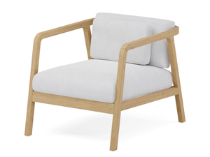 FLEXX - Upholstered acrylic garden armchair - Armchair by Jardinico