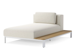 MAUROO - Upholstered acrylic Garden daybed - Sofa by Jardinico