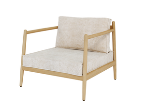 NOA - Garden teak easy chair with armrests - Armchair by Jardinico