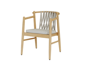 NOA - Teak garden chair with armrests - Chair by Jardinico