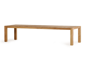 TECCA - Rectangular teak dining table - Table by Jardinico