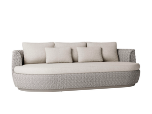 TONDO SOFA 3S - 3 seater rope garden sofa - Sofa by Jardinico