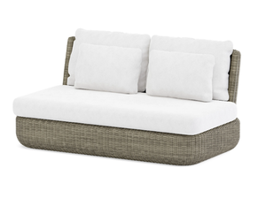TUGU - 2 seater upholstered acrylic garden sofa - Sofa by Jardinico