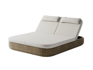 TUGU - Double acrylic sun lounger - Outdoor by Jardinico