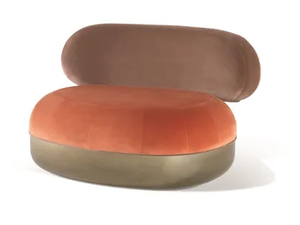 BELMER - Velvet armchair - Armchair by JCP UNIVERSE