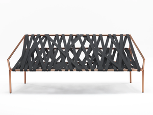LIGOMANCER - 2 seater sofa in metal and elastic bands - Sofa by JCP UNIVERSE