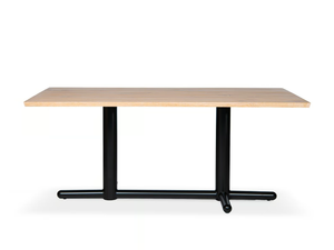 HALLUX DOUBLE - Rectangular wooden dining table - Table by Jess