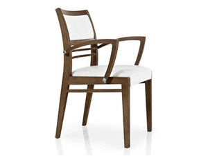 CASSIS - Chair with armrests open back - Chair by JMS