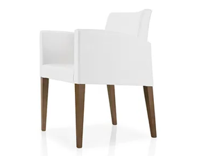 CASSIS - Fabric chair with armrests - Chair by JMS
