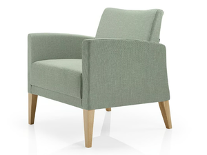 CASSIS - Fabric easy chair with armrests - Armchair by JMS