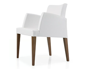 CASSIS - Fabric restaurant chair with armrests - Chair by JMS