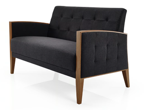 CASSIS - Tufted fabric small sofa - Sofa by JMS