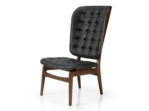 CHLOE M935 HG WUU CR - Tufted leather easy chair high-back - Armchair by JMS