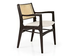 GEMMA M1084CPA - Wooden chair with armrests - Chair by JMS