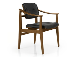 SHANNA M1056CWUUCR - Leather chair with armrests - Chair by JMS