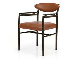 WINK M1126UUW - Upholstered wooden chair with armrests - Chair by JMS
