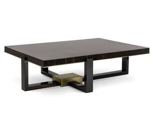 AMINA - Rectangular ebony coffee table - Coffee table by JOSÉ LEITE DE CASTRO