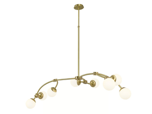 LC 3 - Brass ceiling lamp - Ceiling lamp by JOSÉ LEITE DE CASTRO