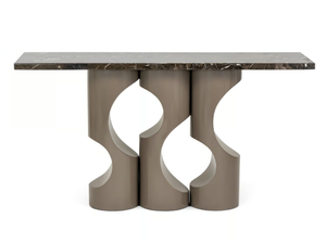 MOKARA - Rectangular marble console table - Console by JOSÉ LEITE DE CASTRO