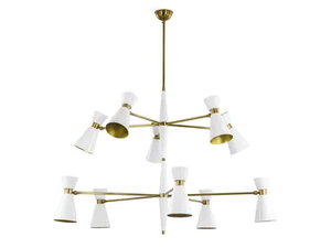 MOON - Brass chandelier - Ceiling lamp by JOSÉ LEITE DE CASTRO