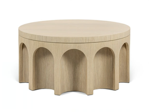PALADIO - Round oak coffee table - Coffee table by JOSÉ LEITE DE CASTRO