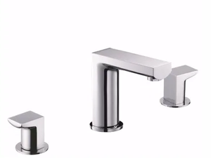 ARCH - 3 hole countertop brass washbasin tap - Tap by JUSTIME