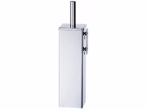 MARK - Wall-mounted chromed brass toilet brush - Sanitary accessories by JUSTIME