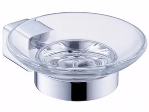 MARK - Wall-mounted glass soap dish - Sanitary accessories by JUSTIME
