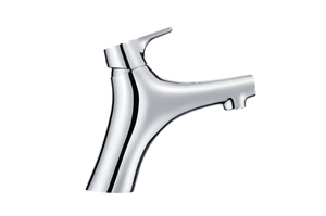 NATURE - Countertop single handle chromed brass washbasin mixer - Tap by JUSTIME