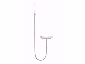 YES - Single handle chromed brass shower mixer with hand shower - Shower by JUSTIME