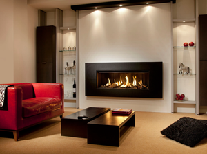 G120/41F - Wall-mounted built-in gas fireplace - Other by KALFIRE