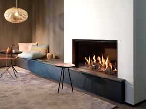 G80/48F - Wall-mounted built-in gas fireplace - Other by KALFIRE