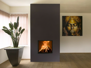 Wood fire - W60/51F -  Front model - Fireplaces & stoves by KALFIRE